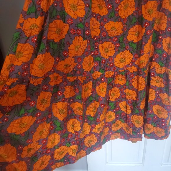 Dawn O’Porter x Joanie: 70's retro style maxi dress, size US 10 (EUC) - Picture 13 of 13